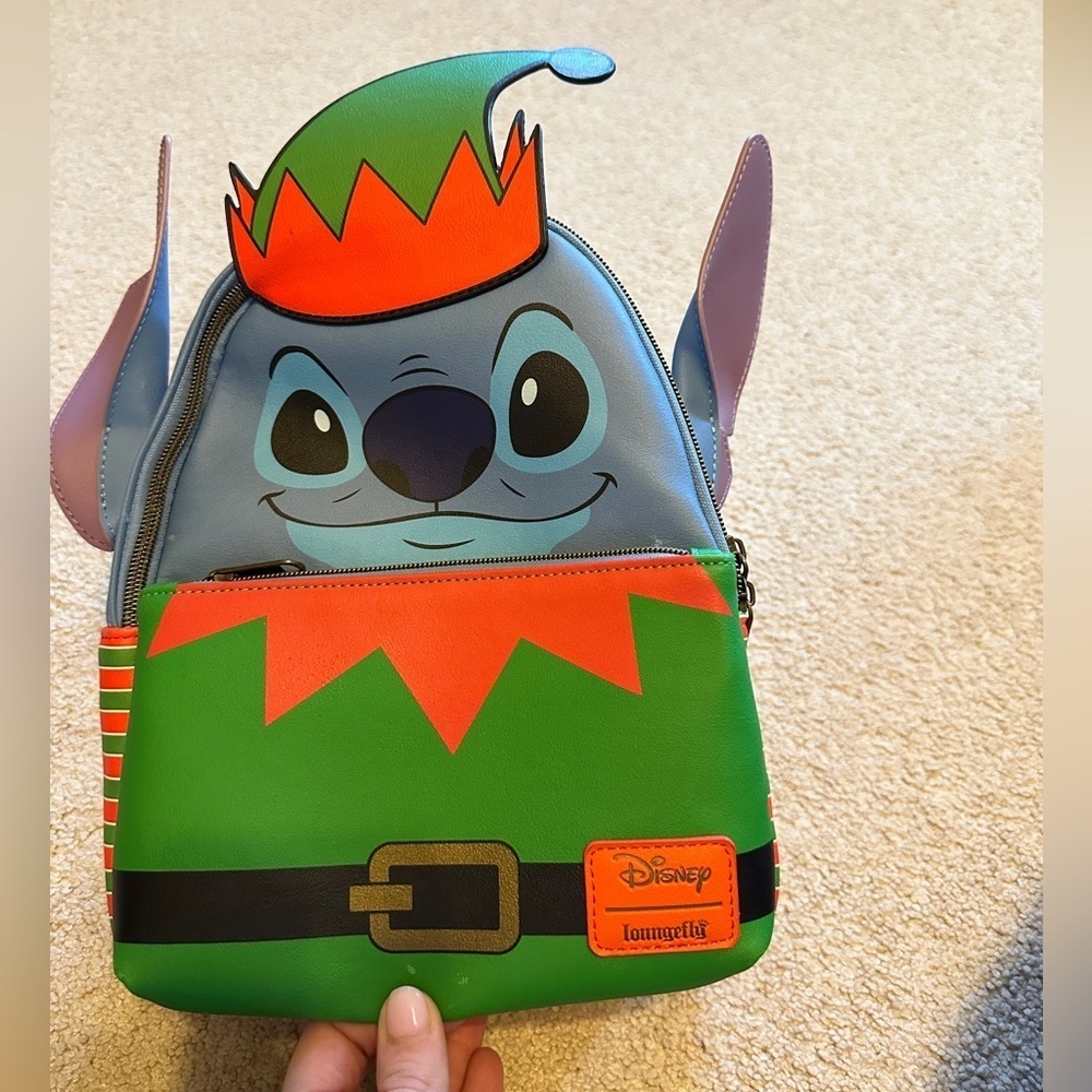 Loungefly Disney Stitch Elf Backpack - Picture 1 of 7